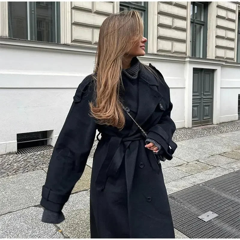 Image of Charlotte | Women's Long Oversized Trench Coat