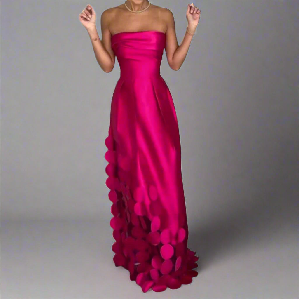 Image of Chelsea | Women's Strapless Maxi Dress