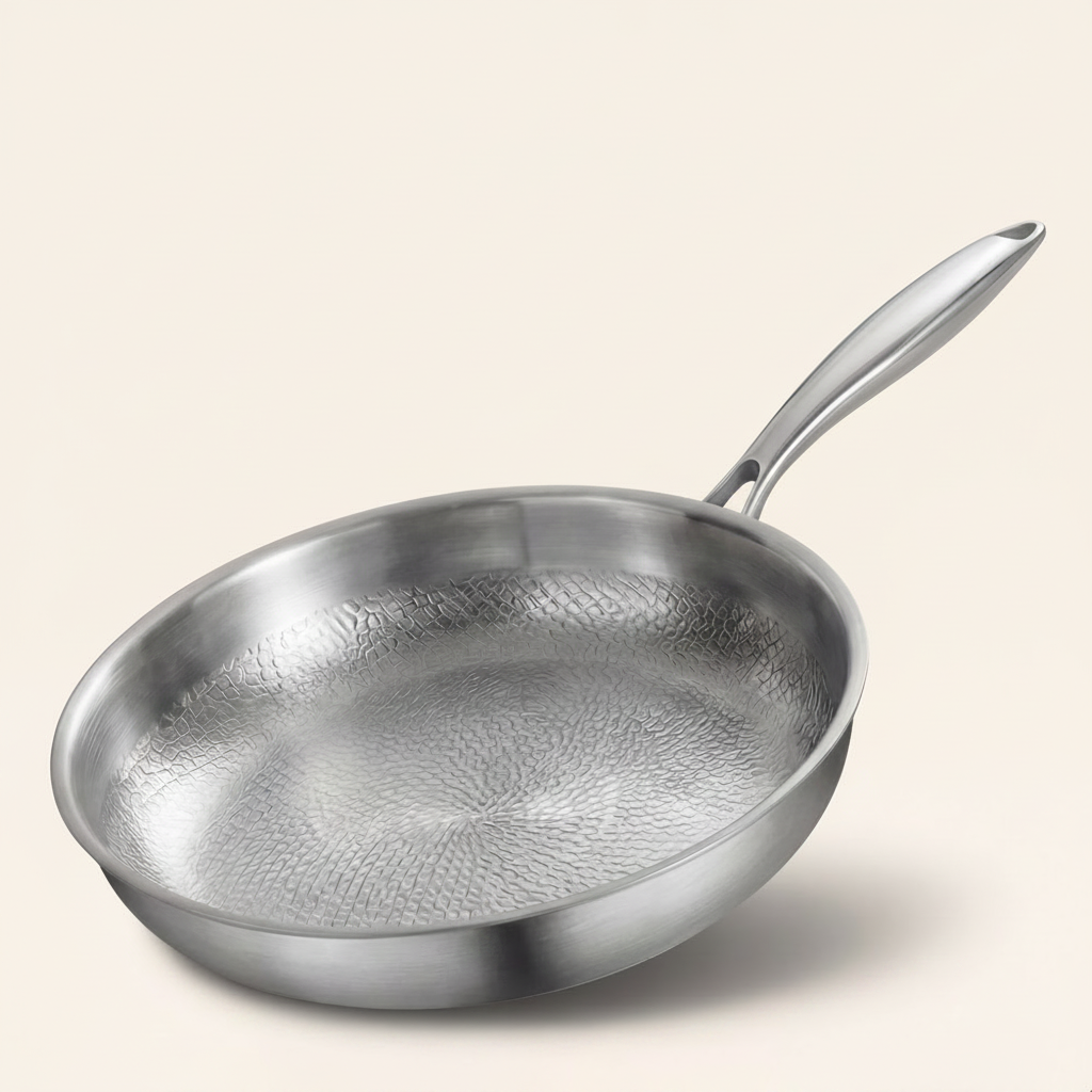 Chemical-Free Naturally Non-Stick Titanium Frying Pan