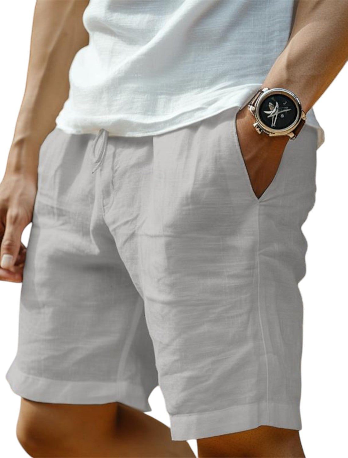 Image of Chris | Men's Drawstring Casual Shorts