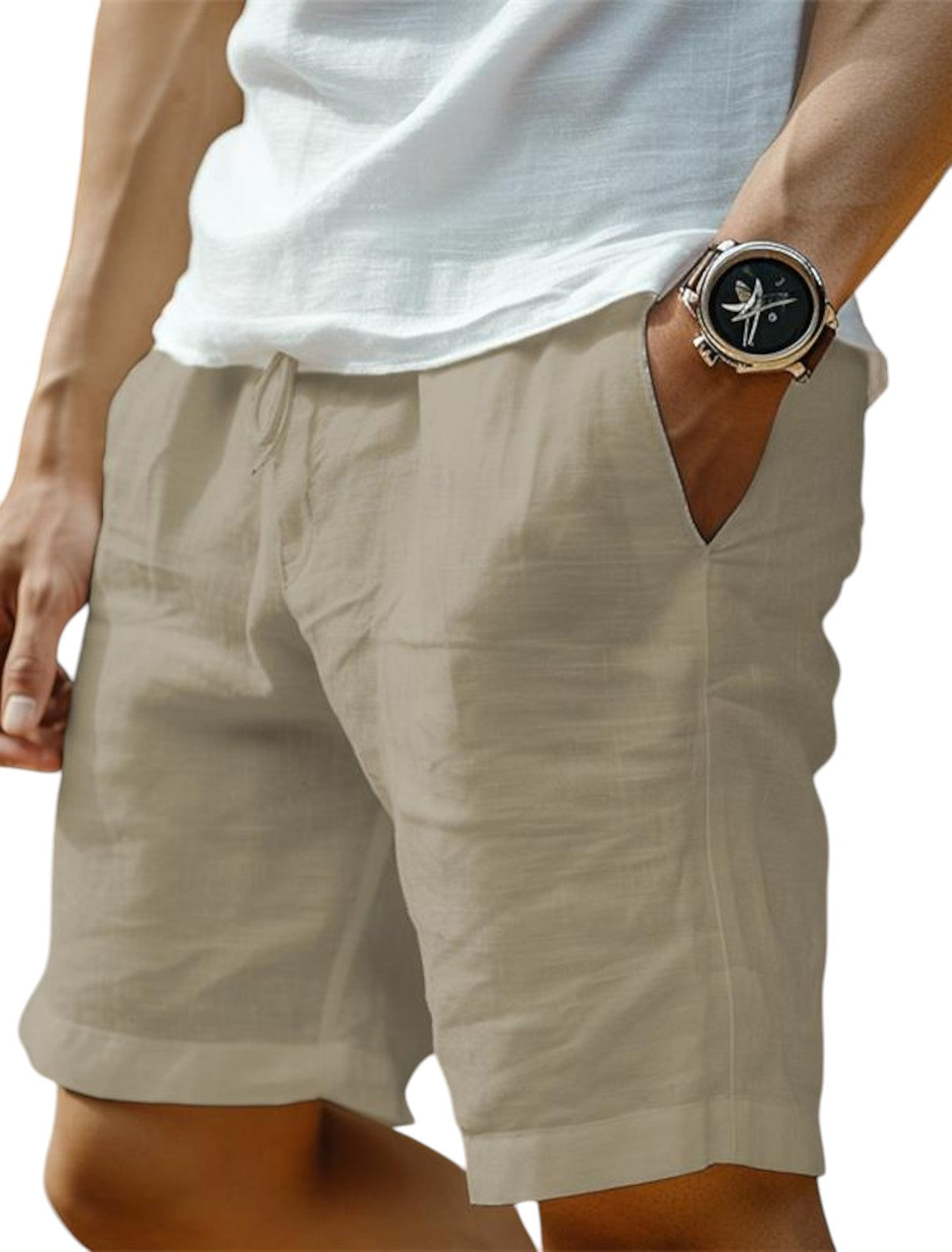 Image of Chris | Men's Drawstring Casual Shorts