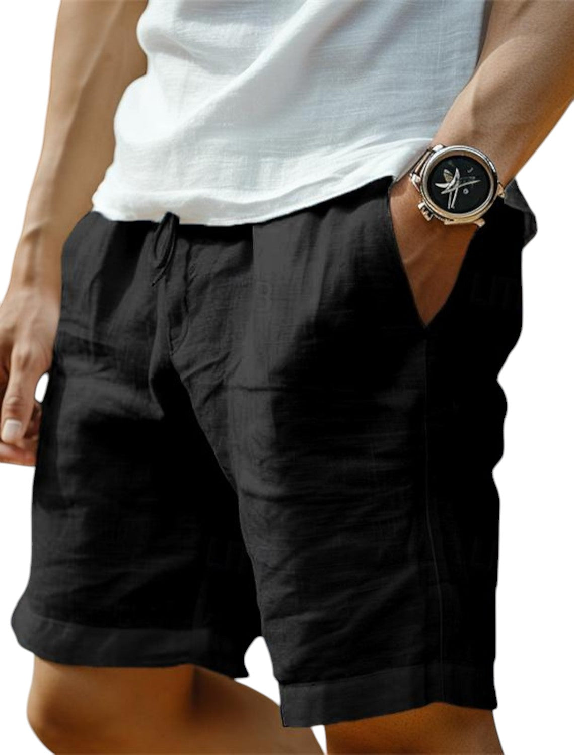 Image of Chris | Men's Drawstring Casual Shorts