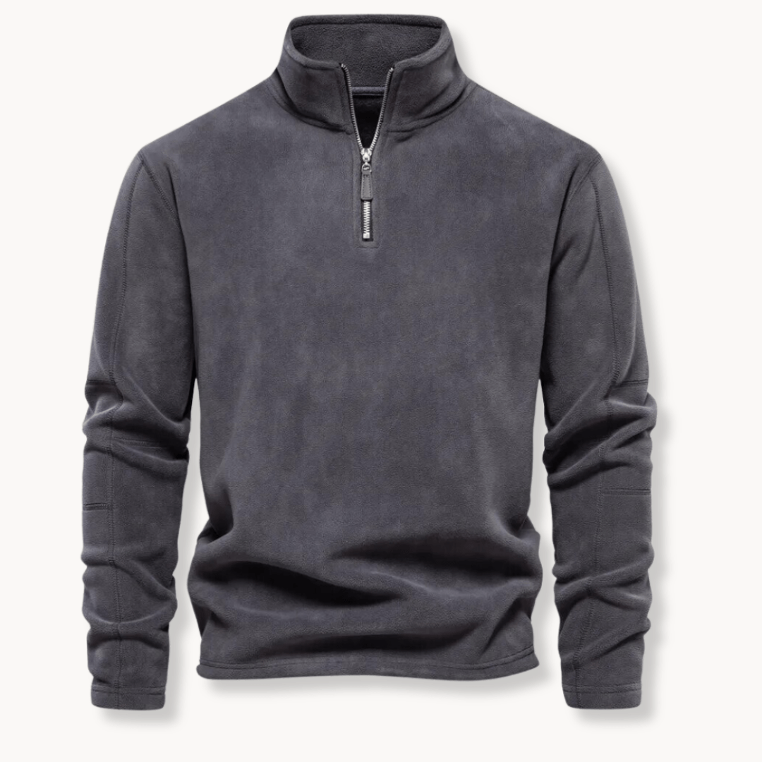 Image of Chris | Men's Quarter Zip Pullover Sweater