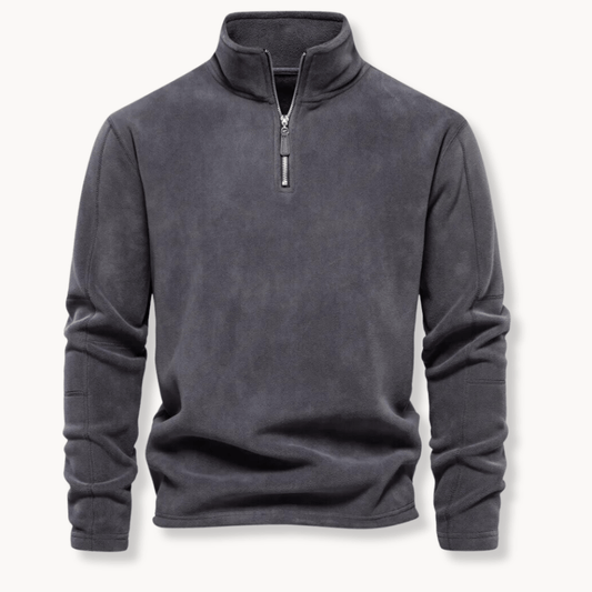 Image of Chris | Men's Quarter Zip Pullover Sweater