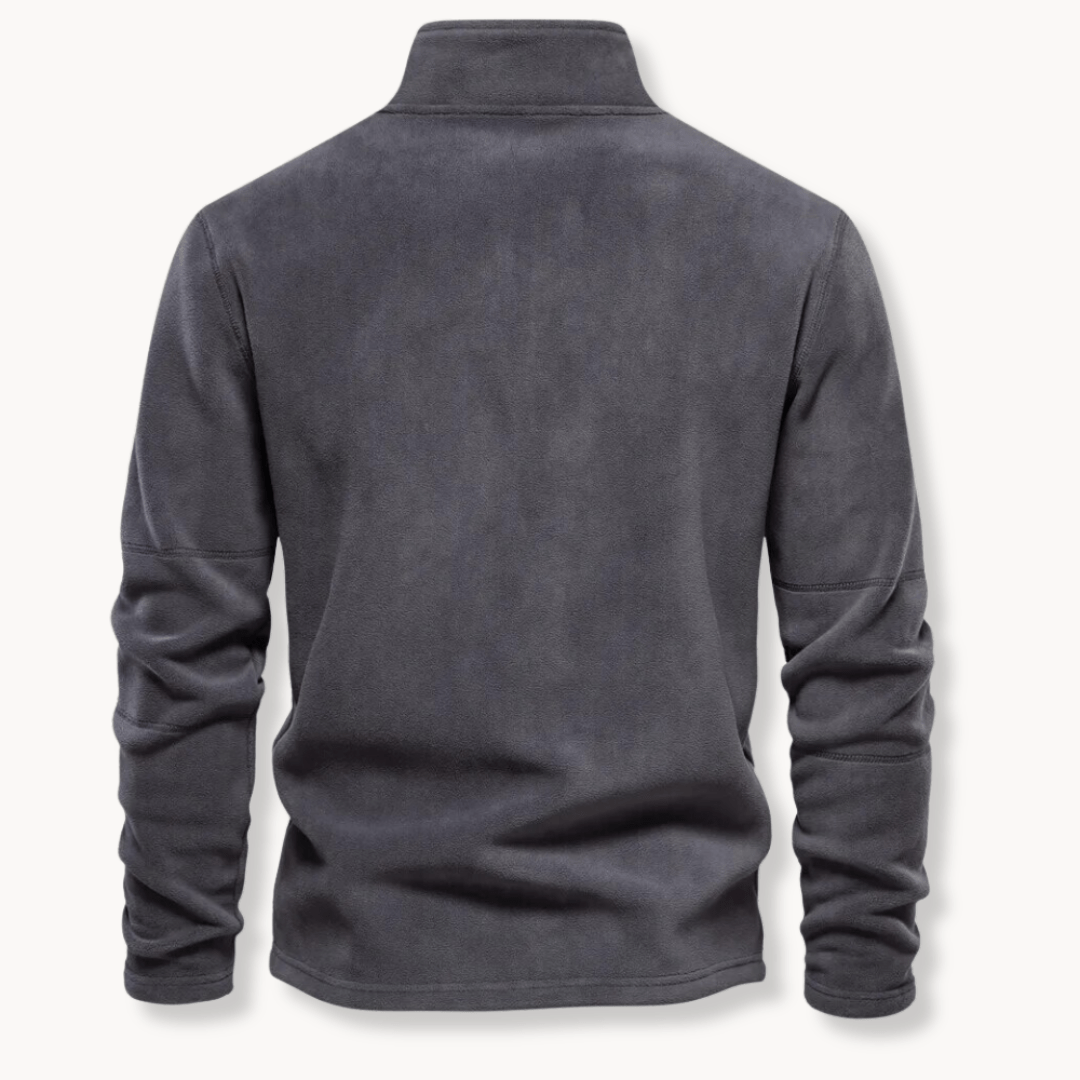 Image of Chris | Men's Quarter Zip Pullover Sweater