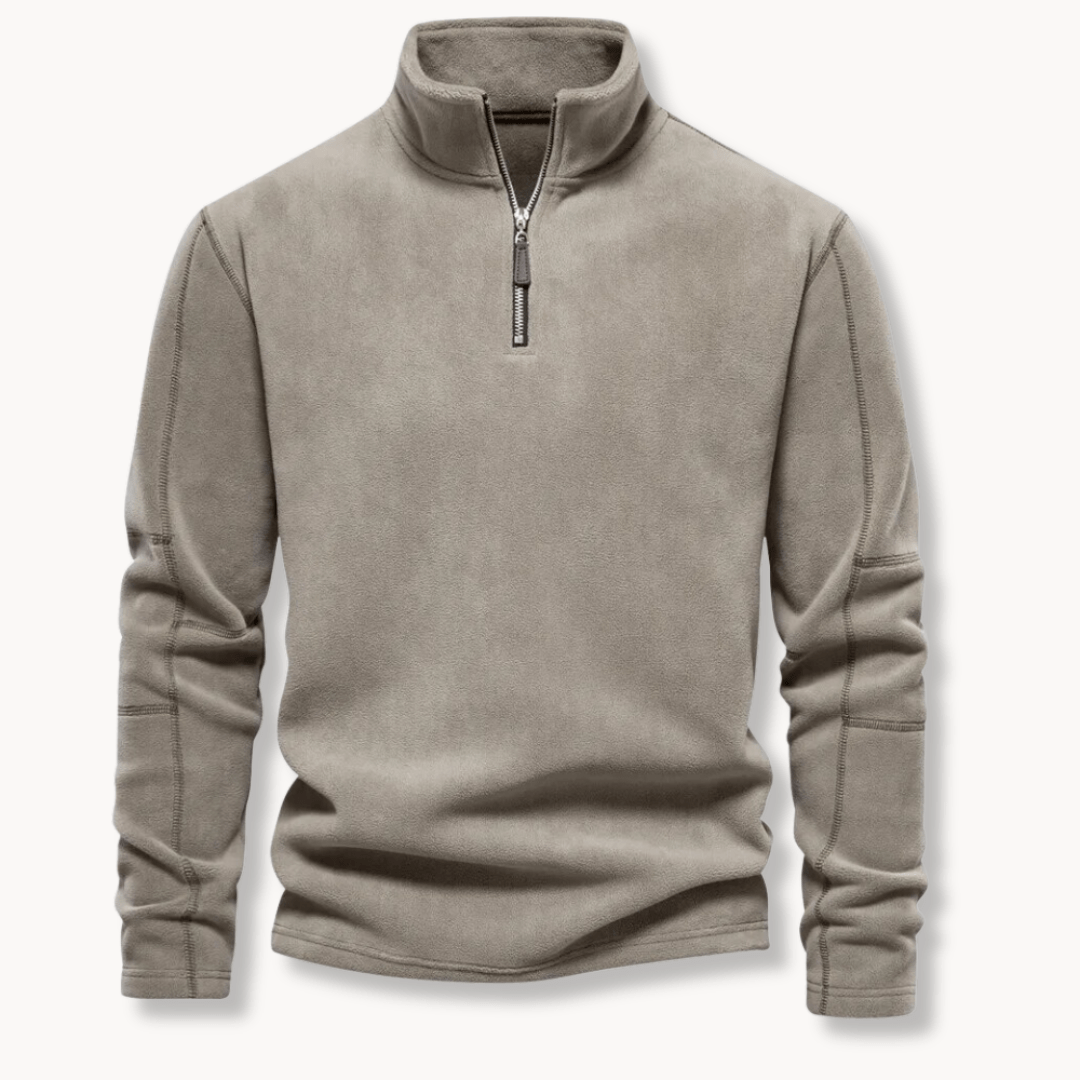 Image of Chris | Men's Quarter Zip Pullover Sweater