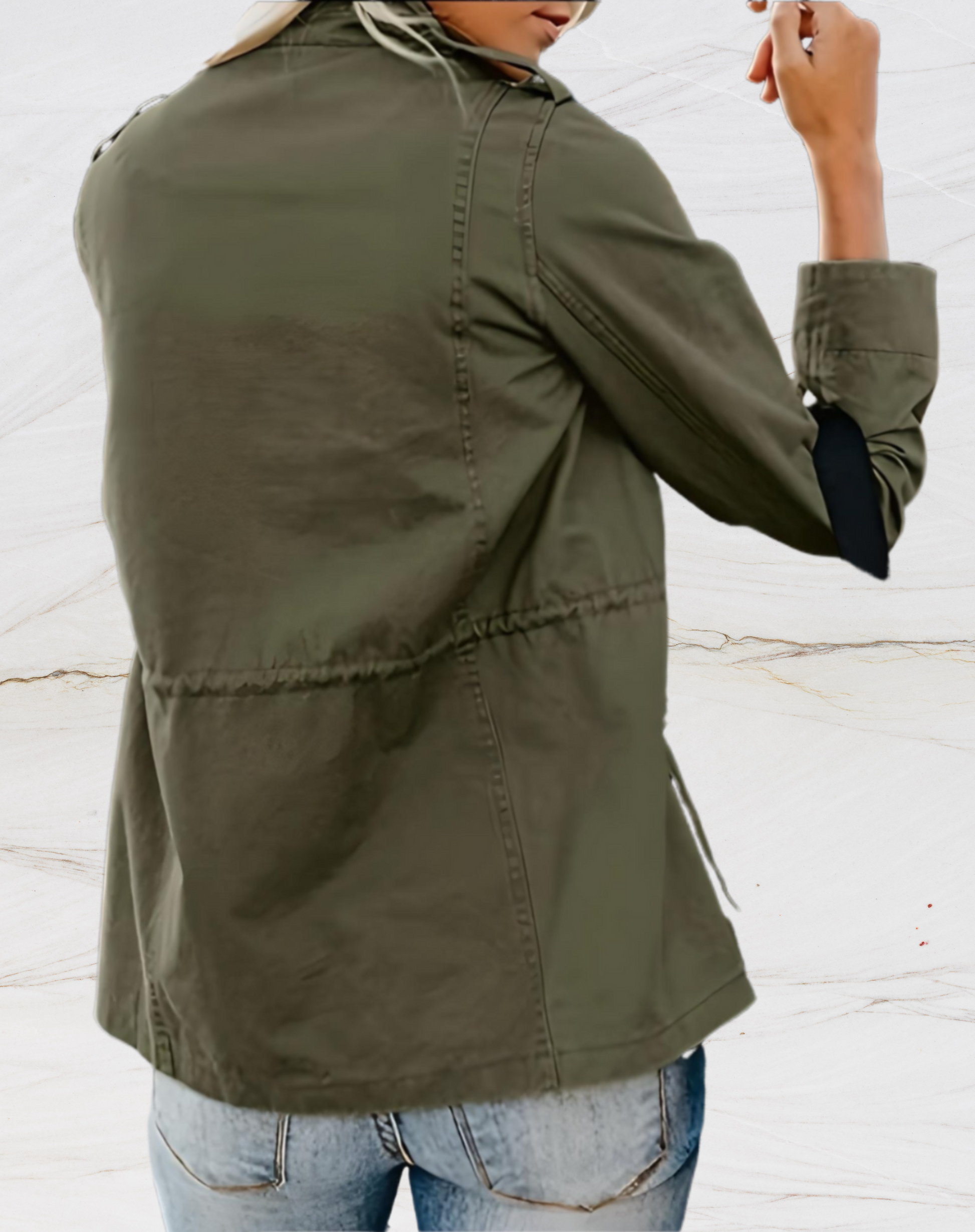 Image of Christine | Women's Military Utility Jacket