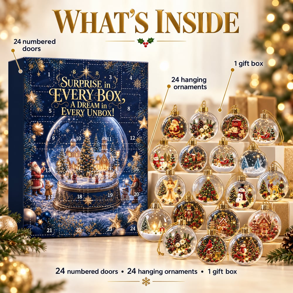 Christmas Bauble Advent Calendar 2026 – 24 Days of Christmas Surprises