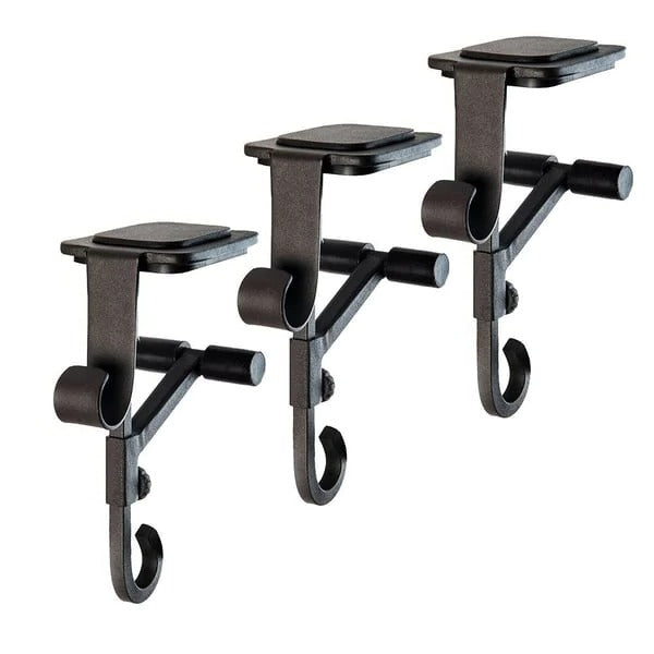 Christmas Fireplace Stocking and Garland Holders, Set of 3 Adjustable for Mantels 1.3–21.6 cm, Holds up to 9 kg, No Drilling