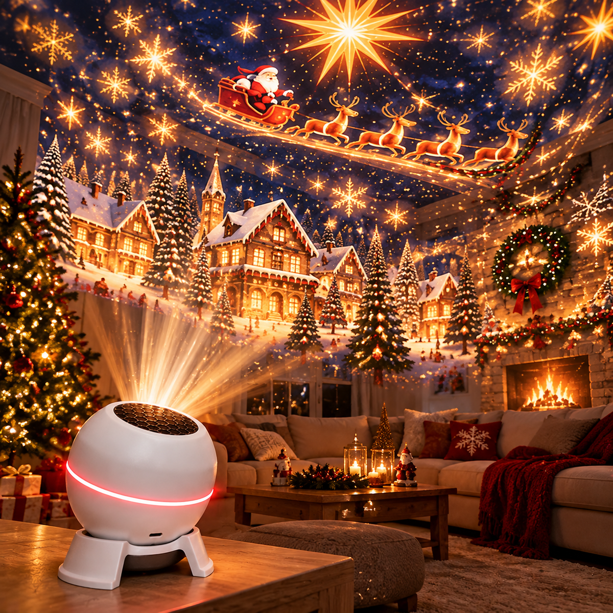 Christmas Projection Night Light