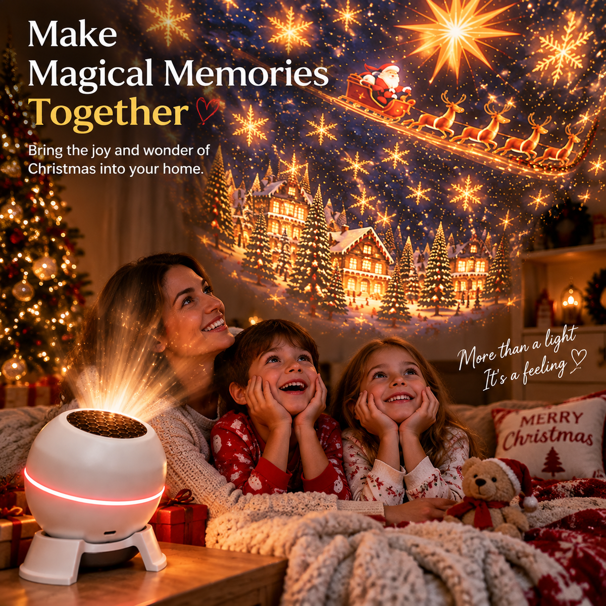 Christmas Projection Night Light