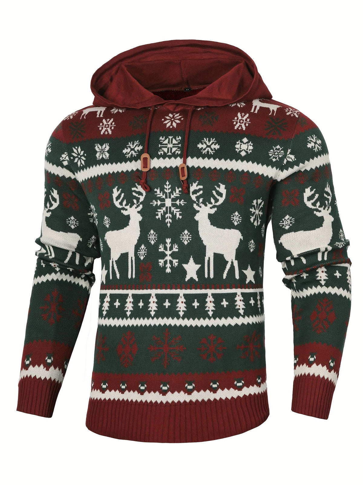 Christmas Reindeer Hooded Sweater