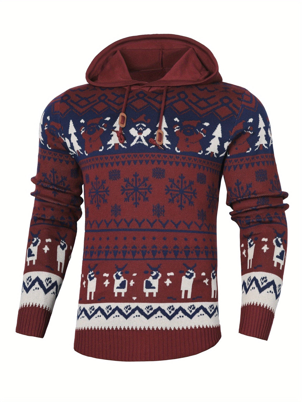 Christmas Reindeer Hooded Sweater