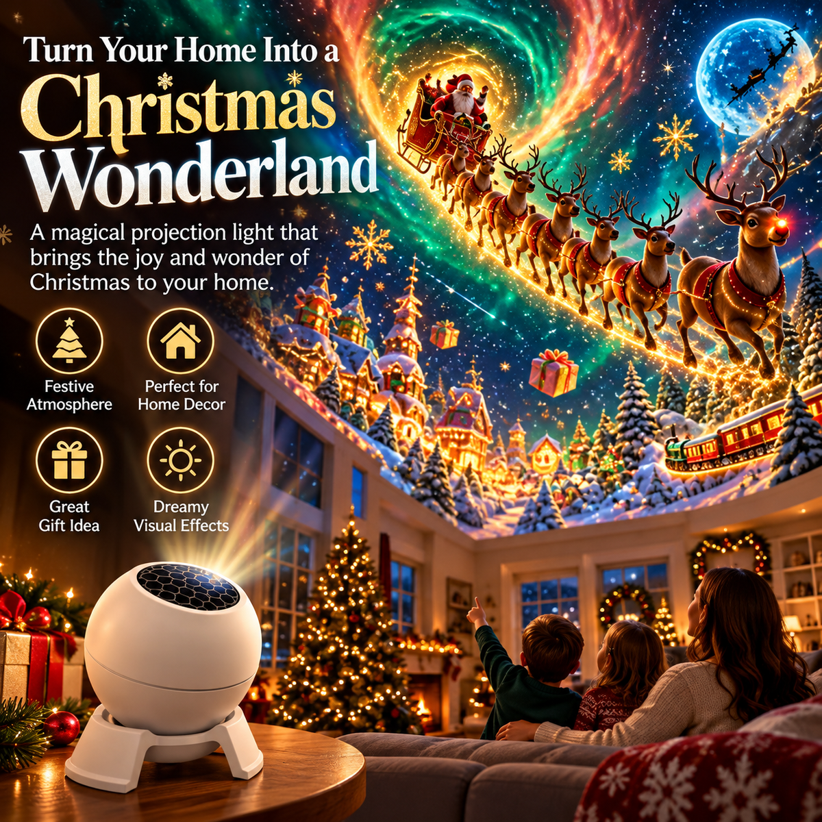 Christmas Scene Projector