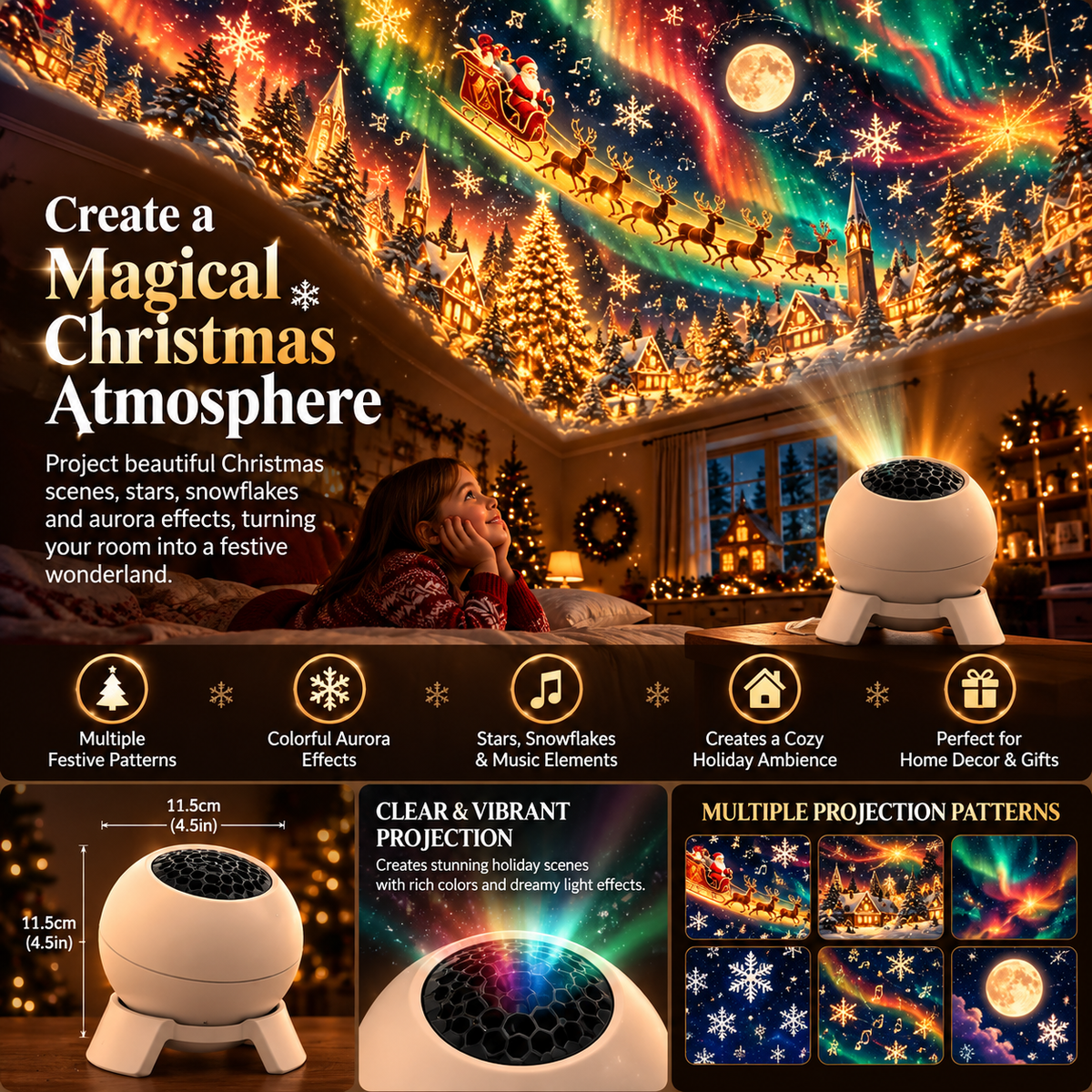 Christmas Scene Projector