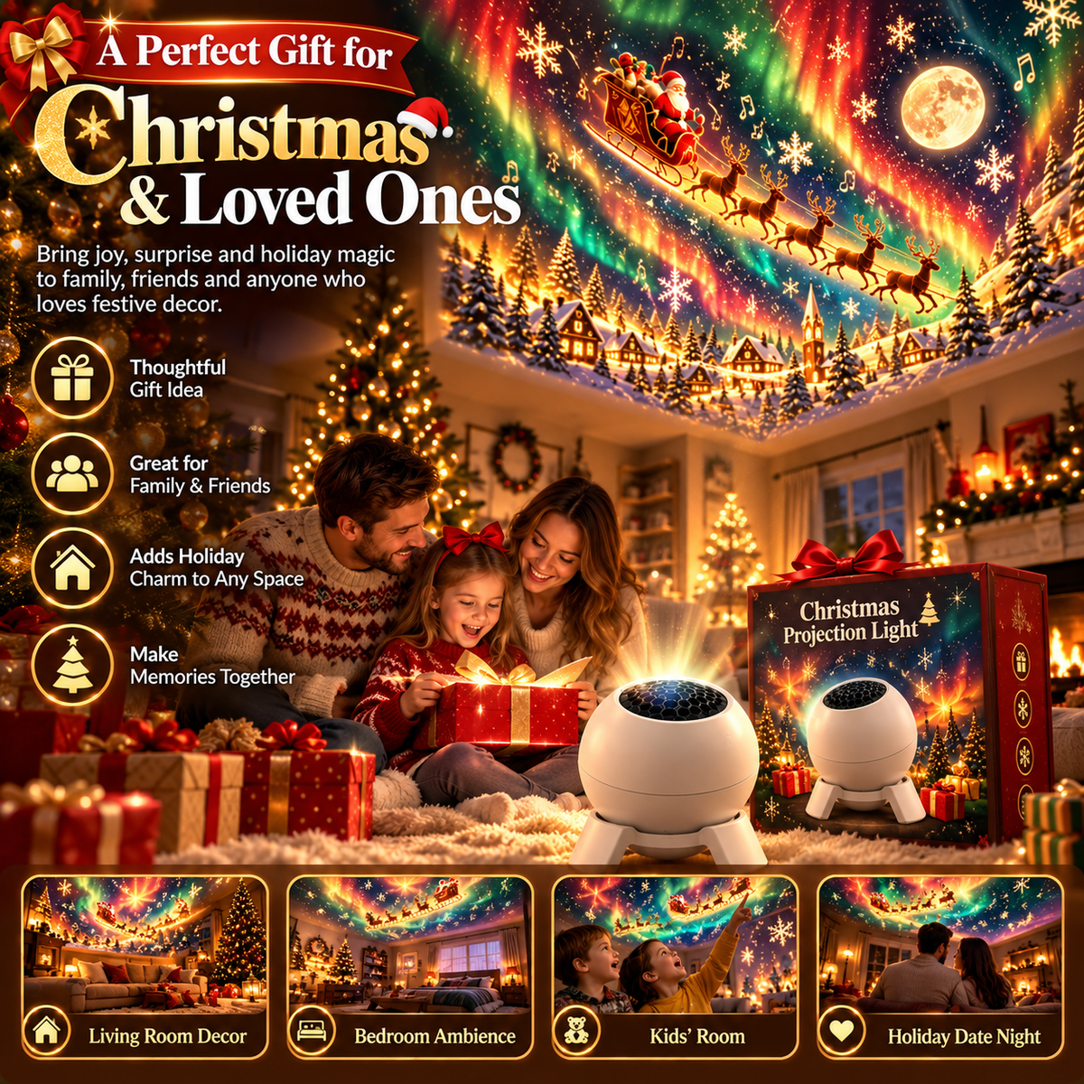 Christmas Scene Projector