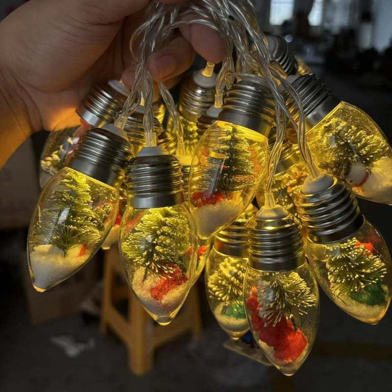 Christmas String Lights with Warm White Light