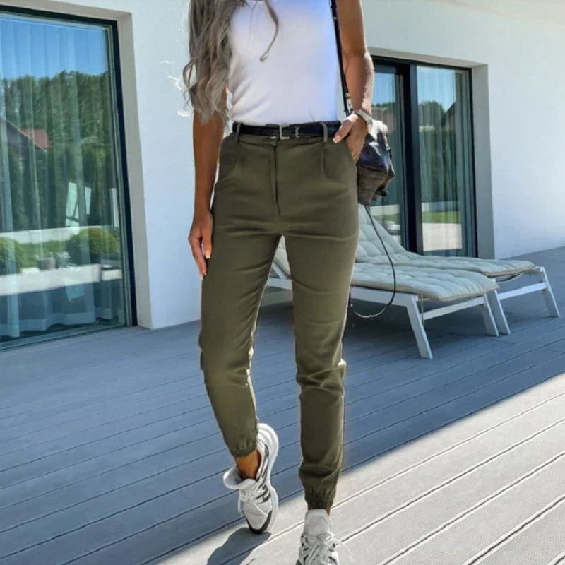 Image of Christy | Women's High-Waisted Jogger Pants