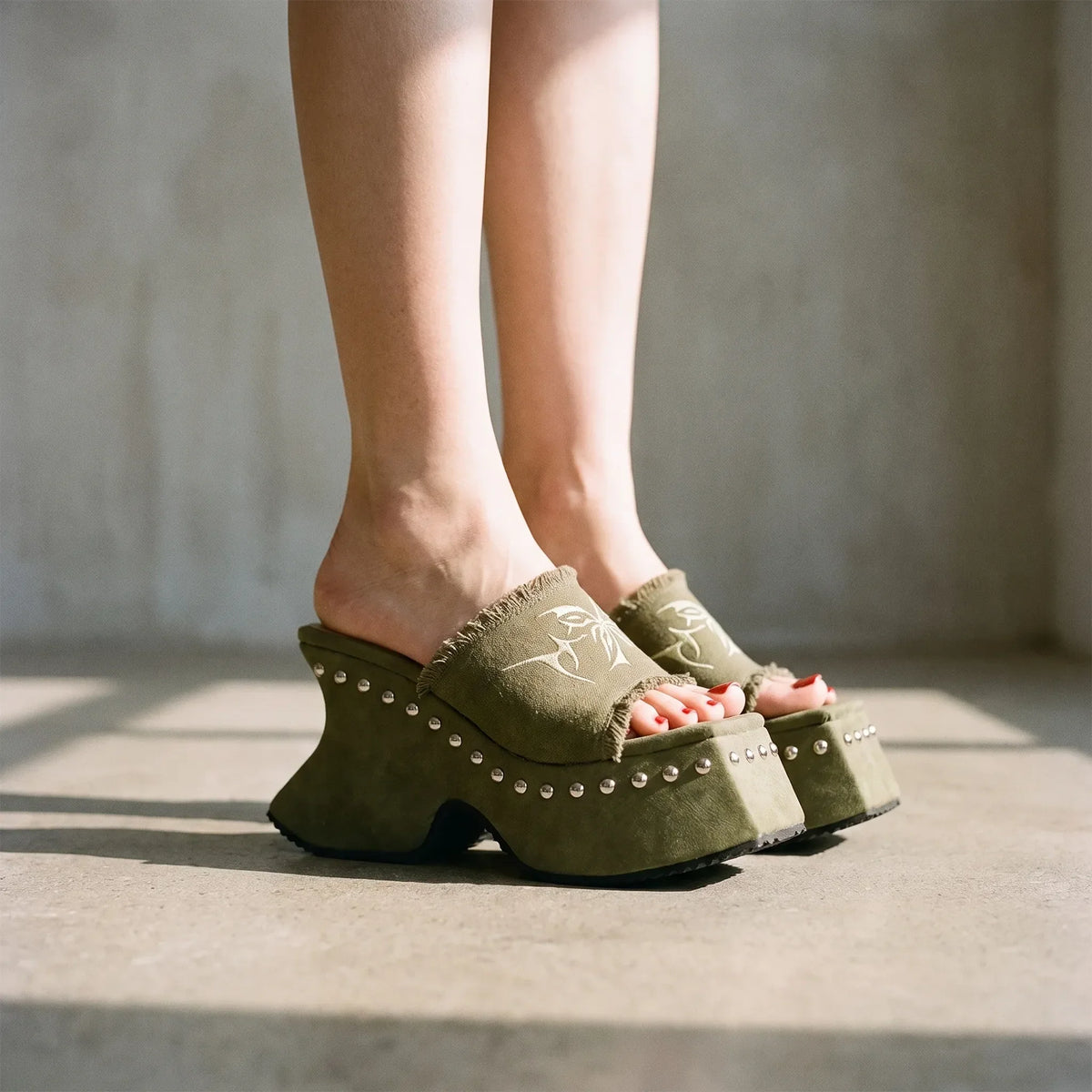 Chunky Platform Mules