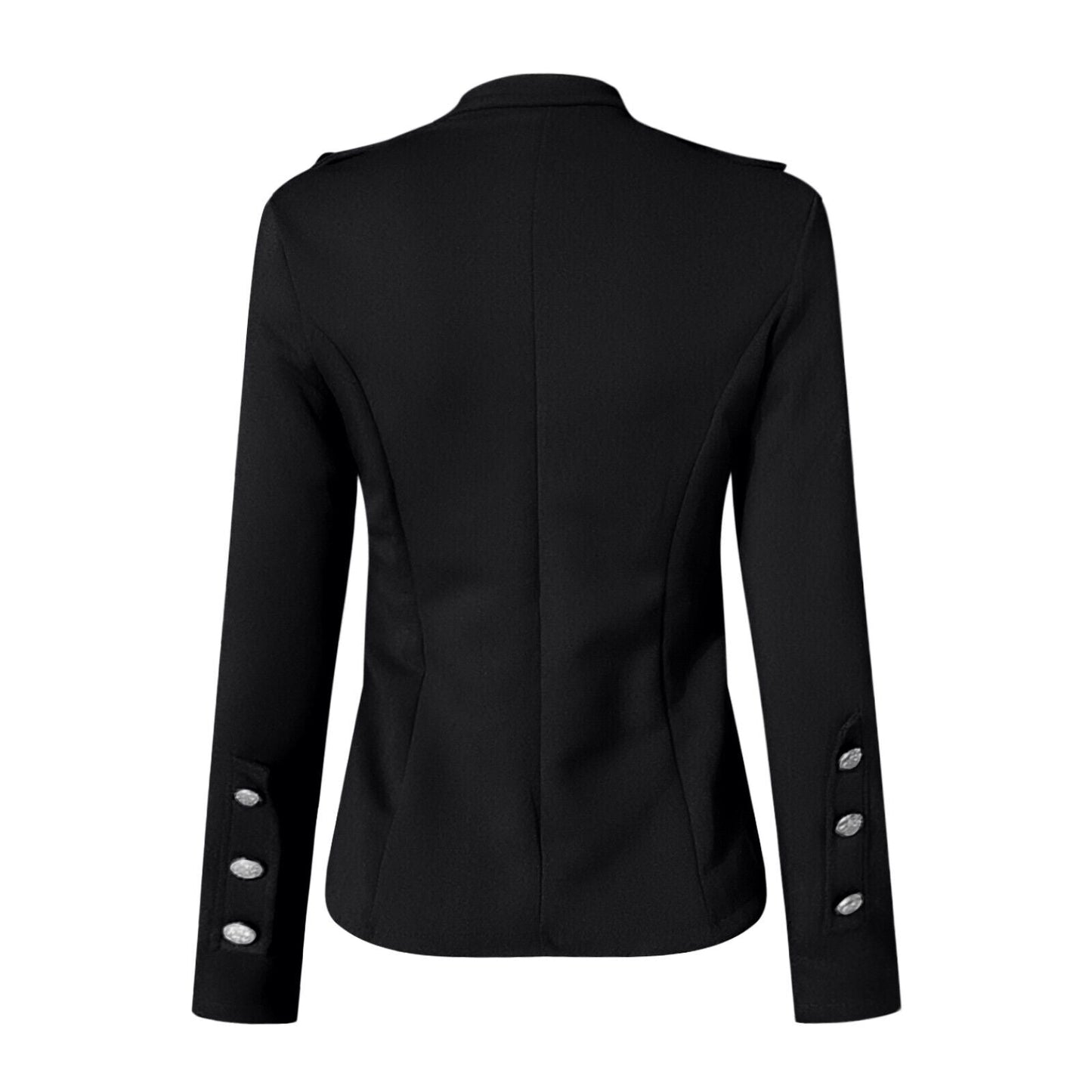 Image of Clara | Women's Button Front Fitted Military Jacket