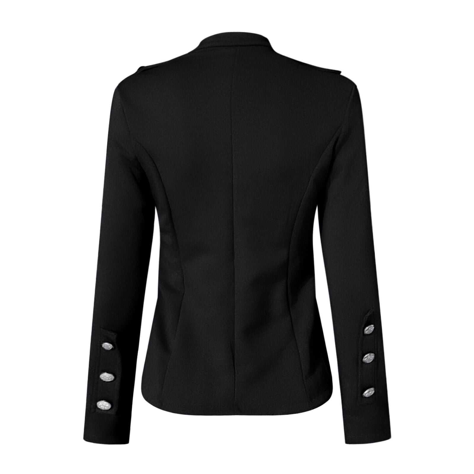 Image of Clara | Women's Button Front Fitted Military Jacket
