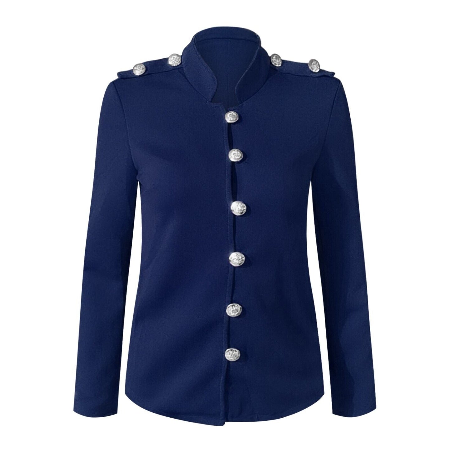 Image of Clara | Women's Button Front Fitted Military Jacket