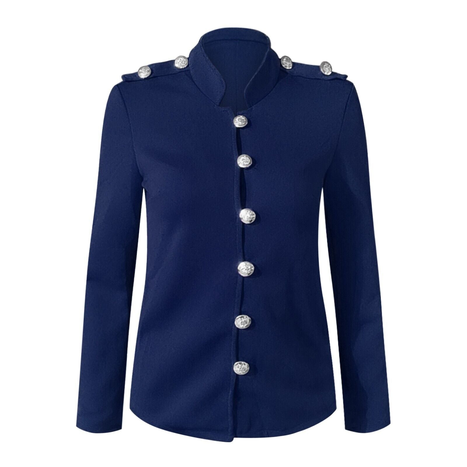 Image of Clara | Women's Button Front Fitted Military Jacket