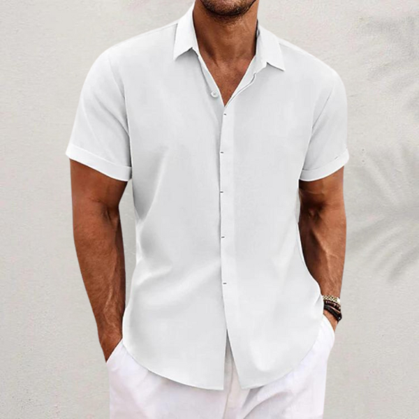 Classic Collared Button-Up Shirt