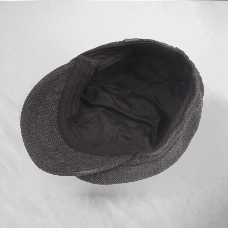 Classic Unisex Checked Newsboy Cap