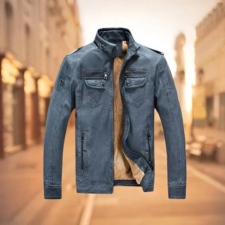 Image of Clayton | Men's Stand Collar Casual Jacket