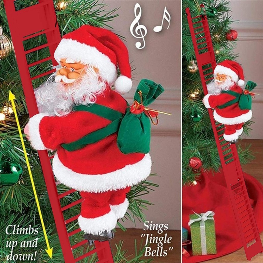 Climbing Santa - Musical Ladder