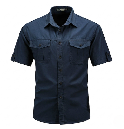 Clinton | Men's Short Sleeve Button-Down Shirt - Image 3