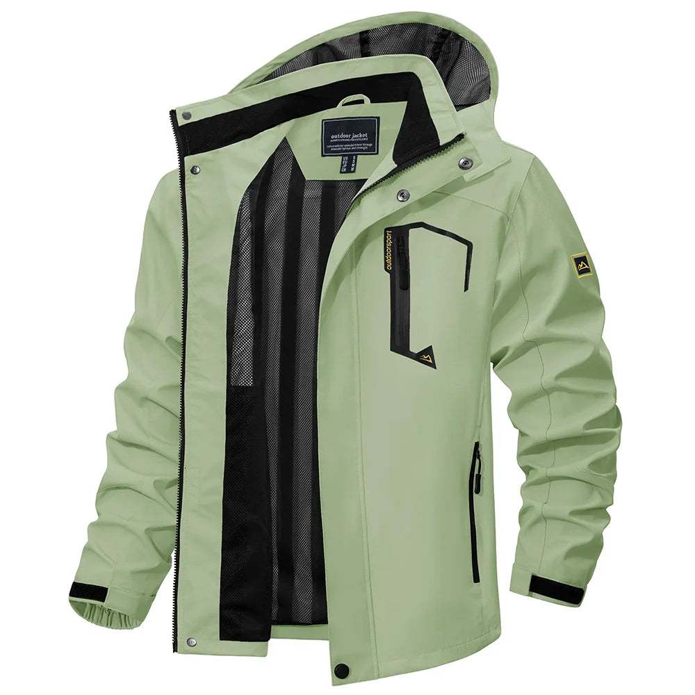 Cody | Men's Hooded Outdoor Jacket - Image 1