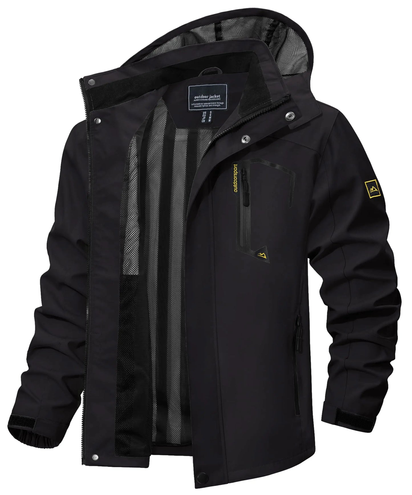 Cody | Men's Hooded Outdoor Jacket - Image 1