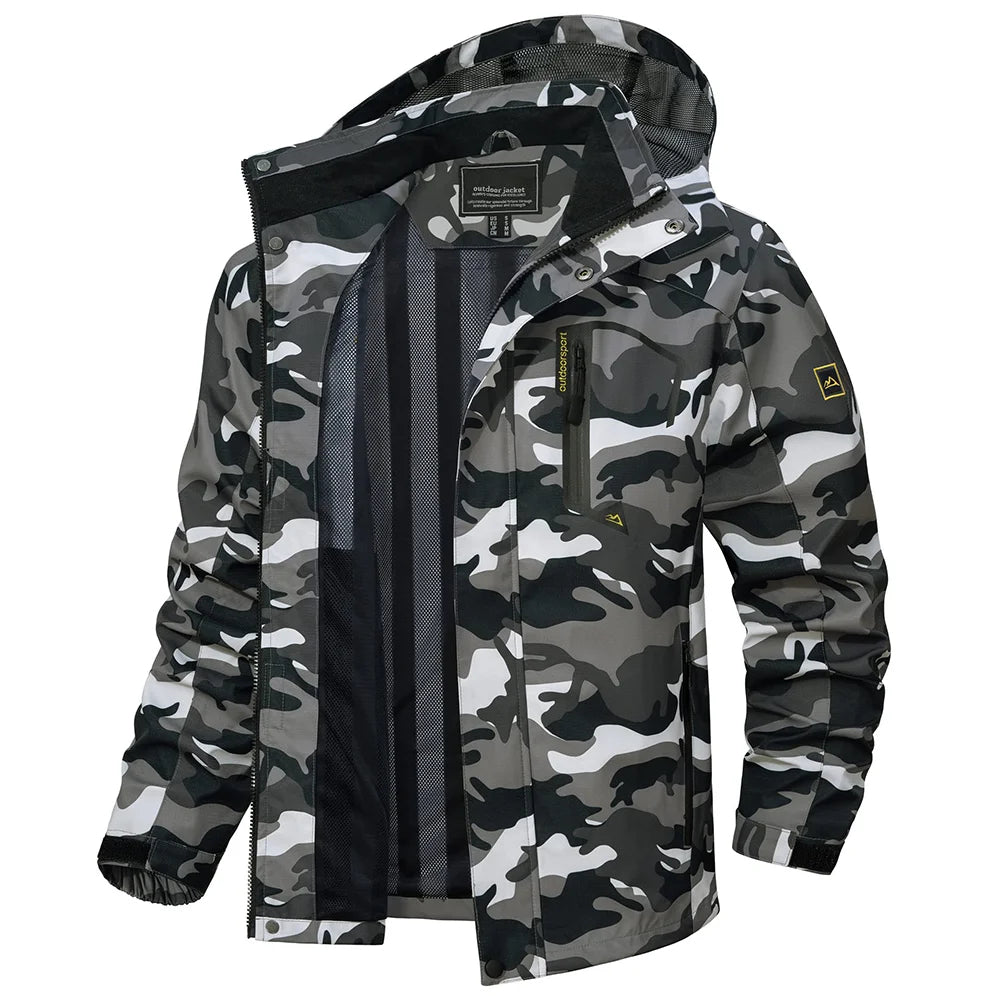 Cody | Men's Hooded Outdoor Jacket - Image 1