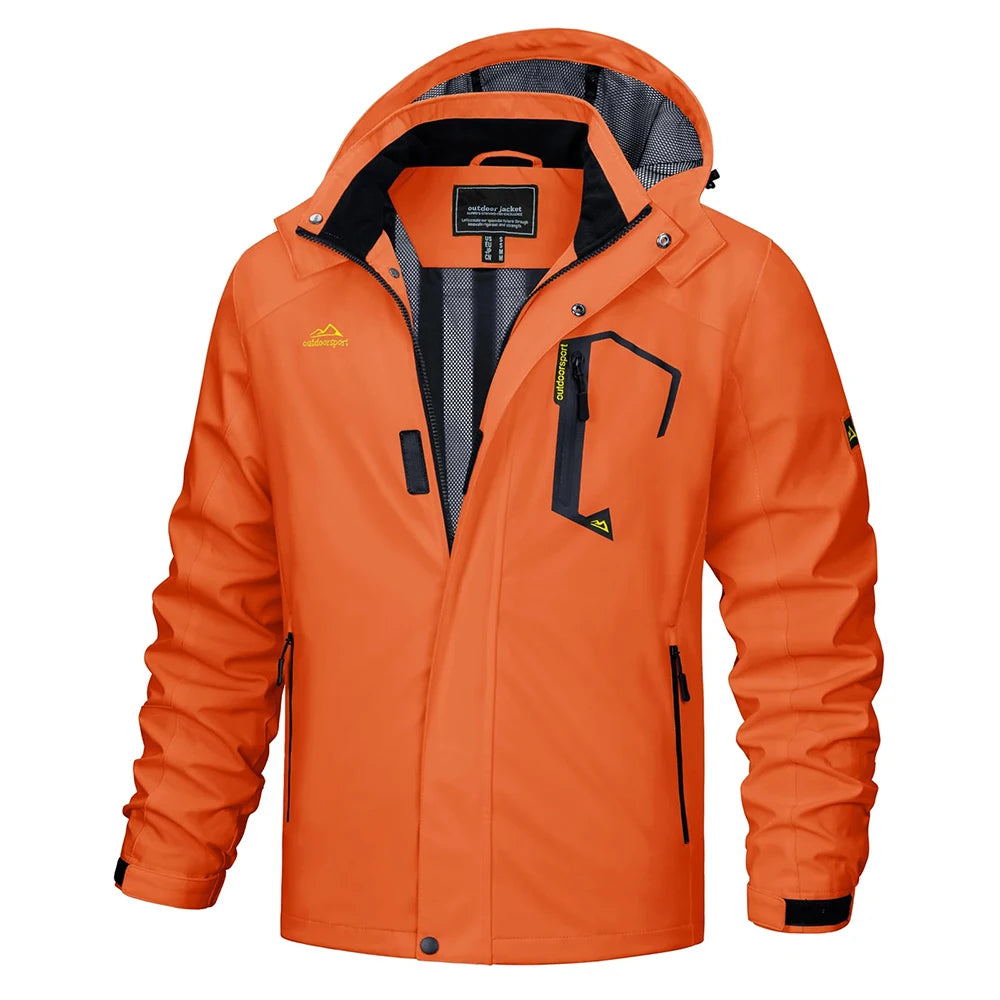 Cody | Men's Hooded Outdoor Jacket - Image 2