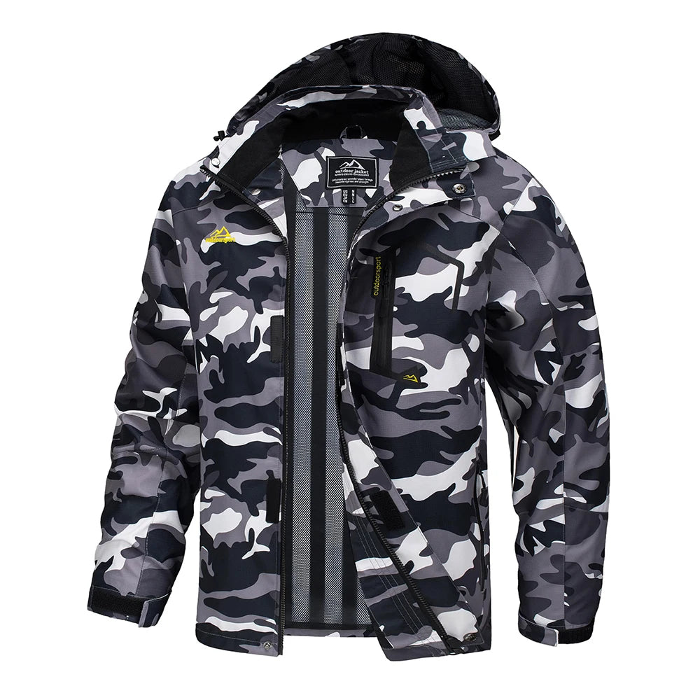 Cody | Men's Hooded Outdoor Jacket - Image 2