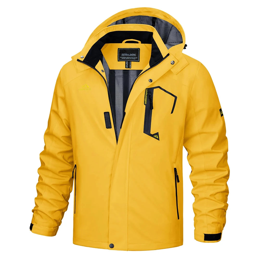 Cody | Men's Hooded Outdoor Jacket - Image 2