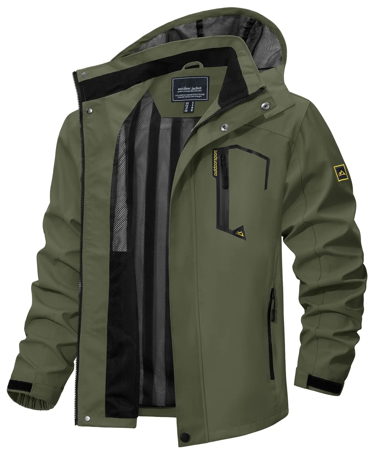 Cody | Men's Hooded Outdoor Jacket - Image 3