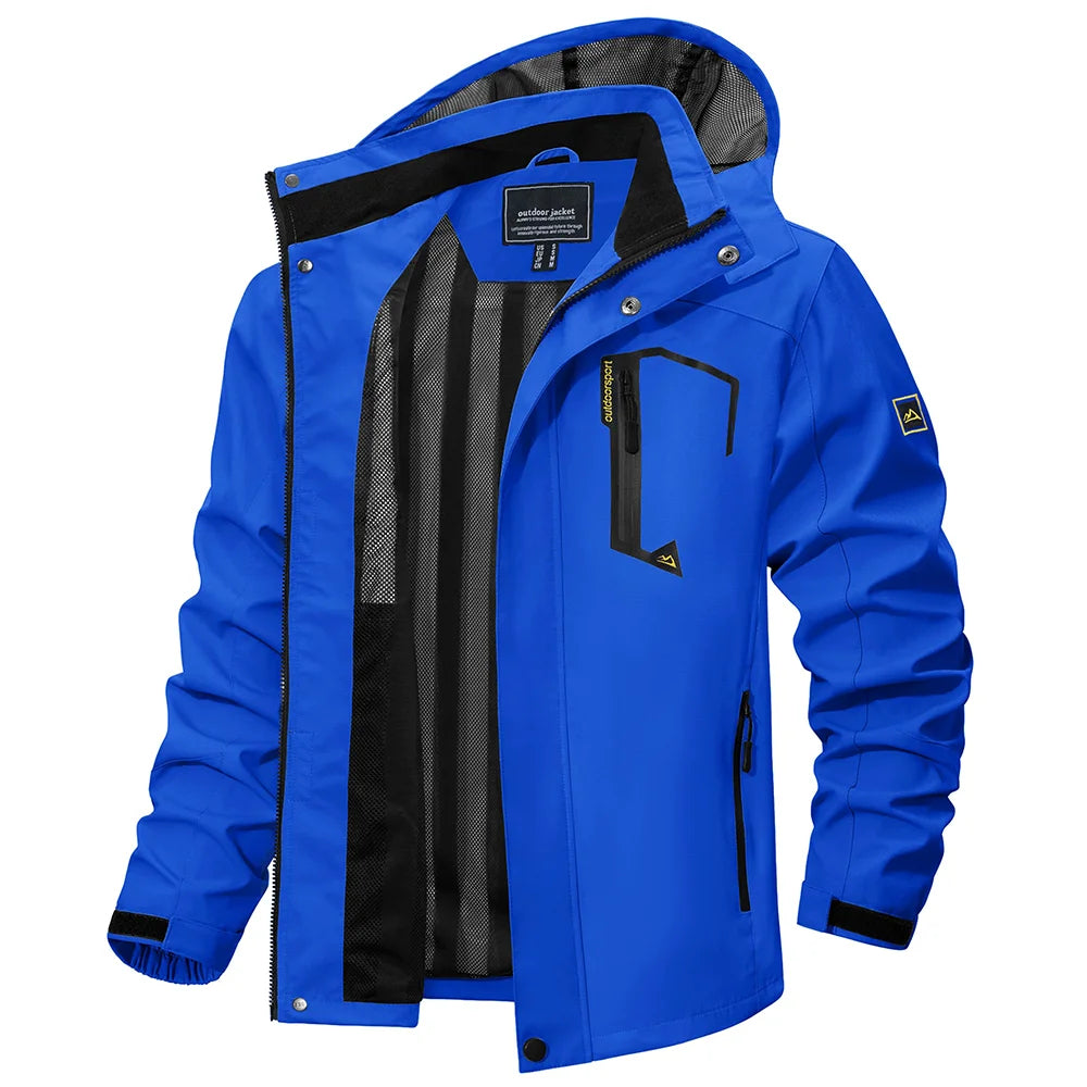 Cody | Men's Hooded Outdoor Jacket - Image 3