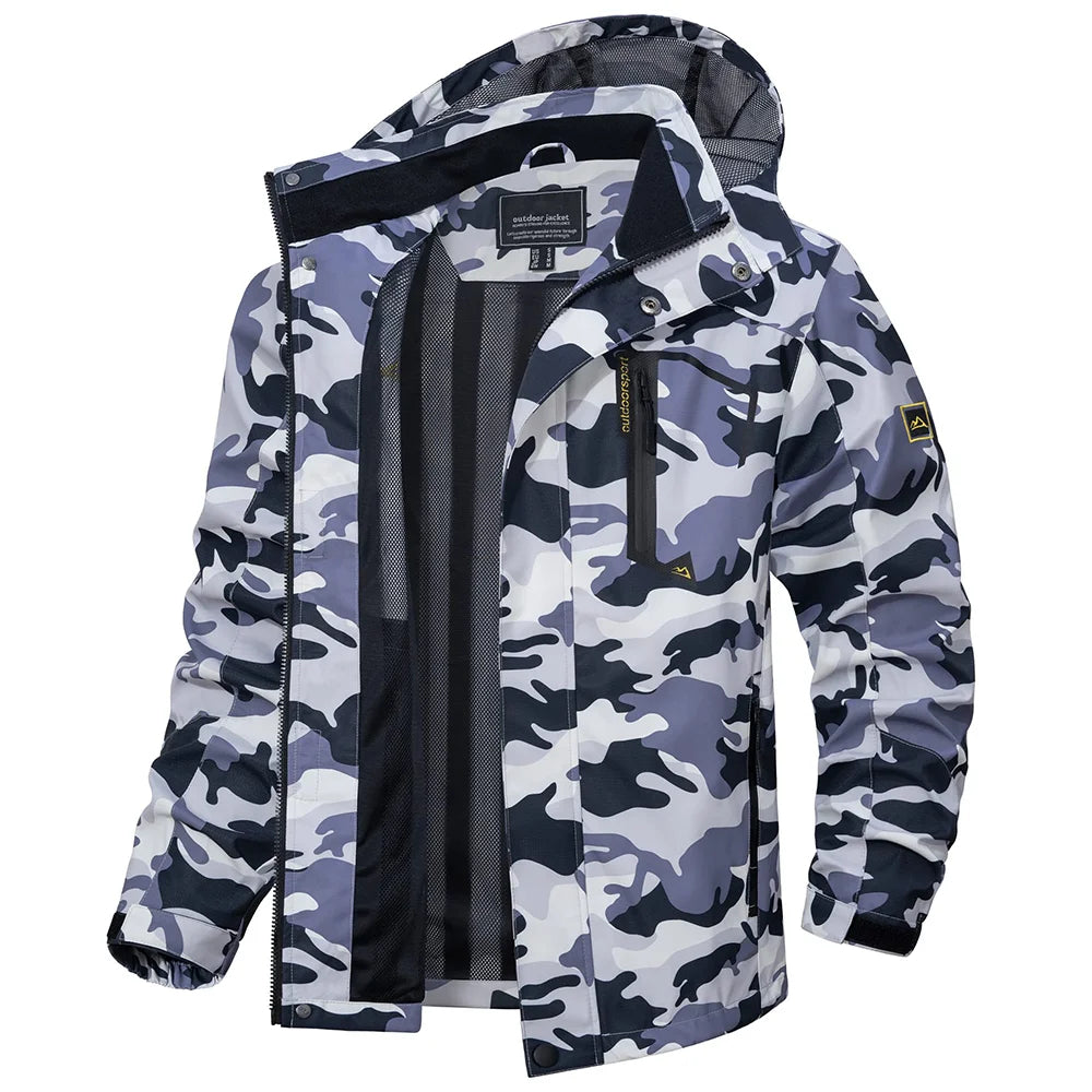 Cody | Men's Hooded Outdoor Jacket - Image 3