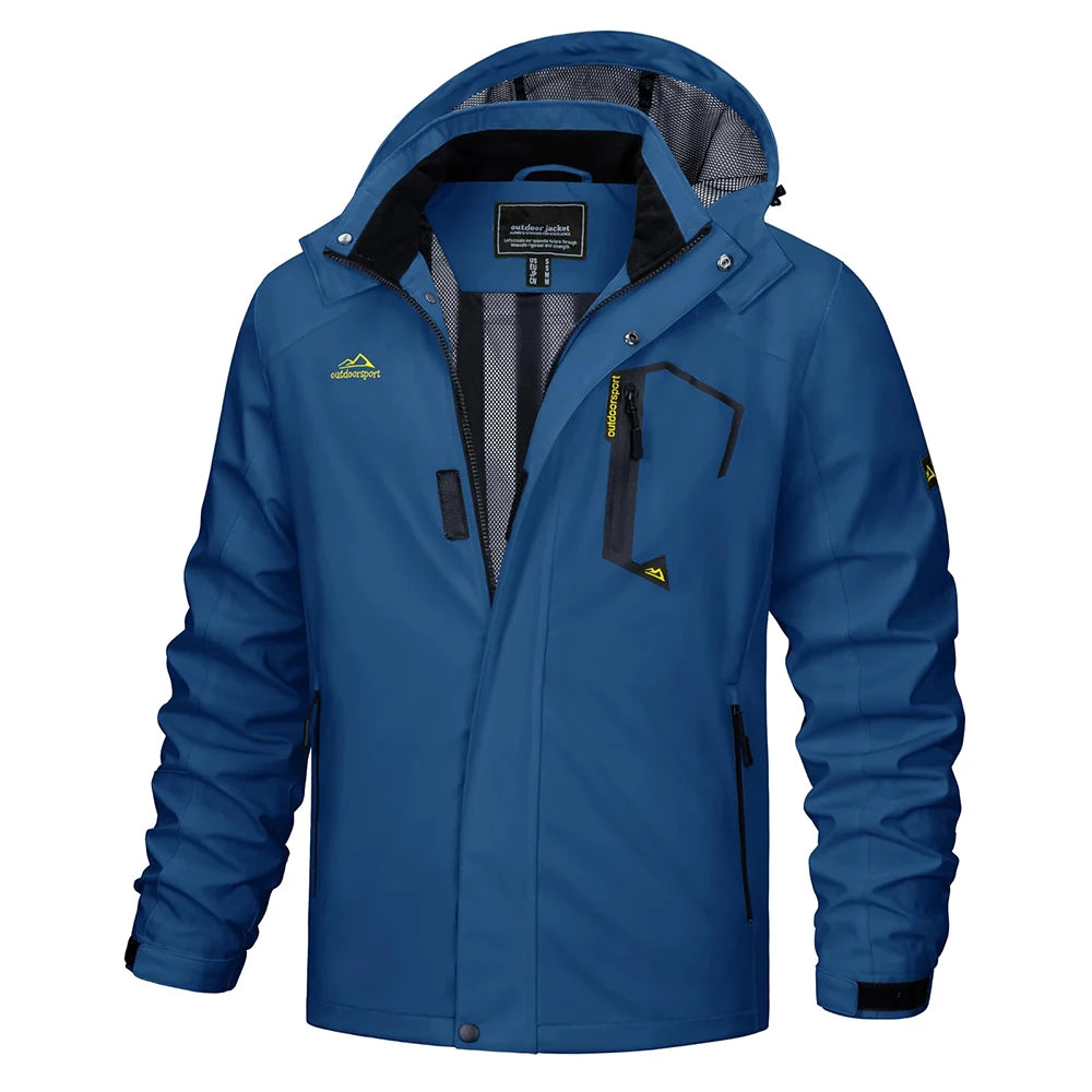 Cody | Men's Hooded Outdoor Jacket - Image 4