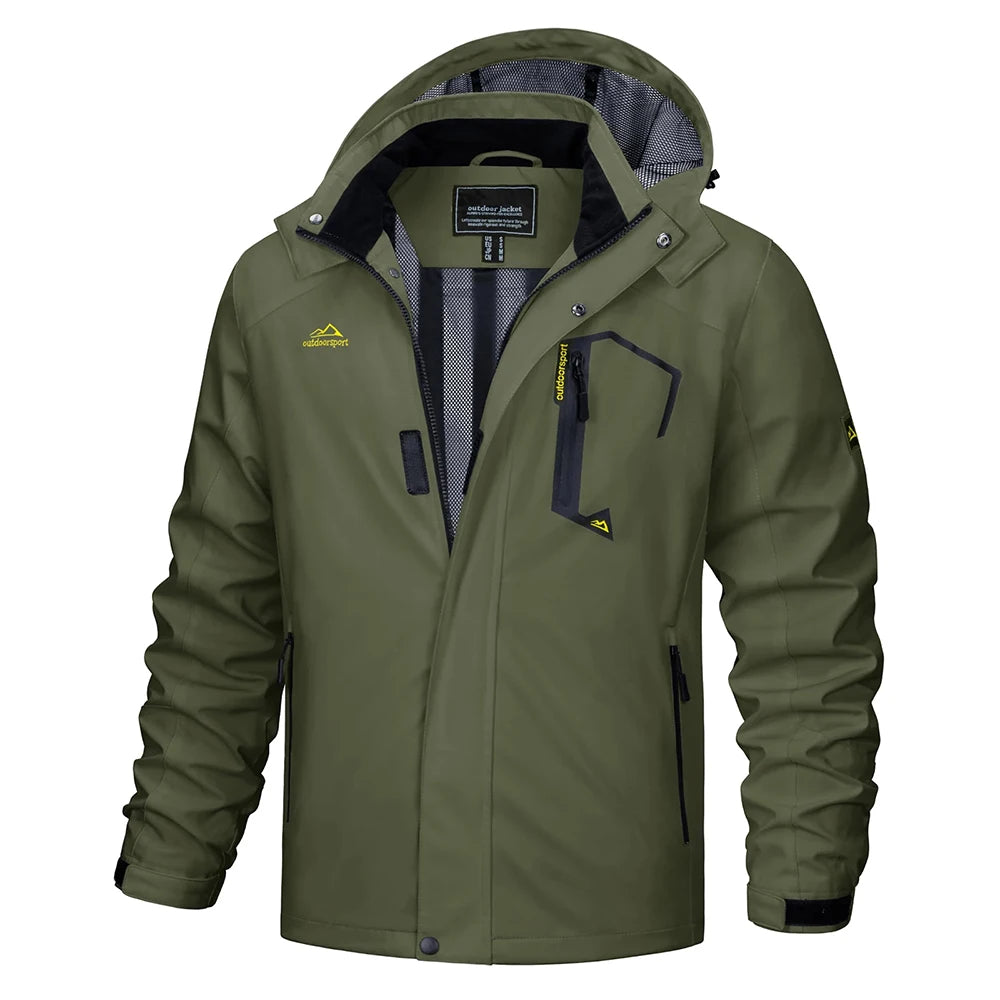 Cody | Men's Hooded Outdoor Jacket - Image 4