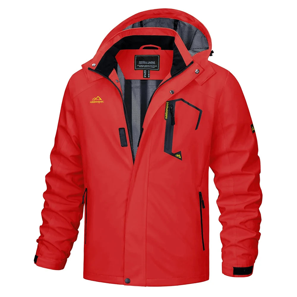 Cody | Men's Hooded Outdoor Jacket - Image 4