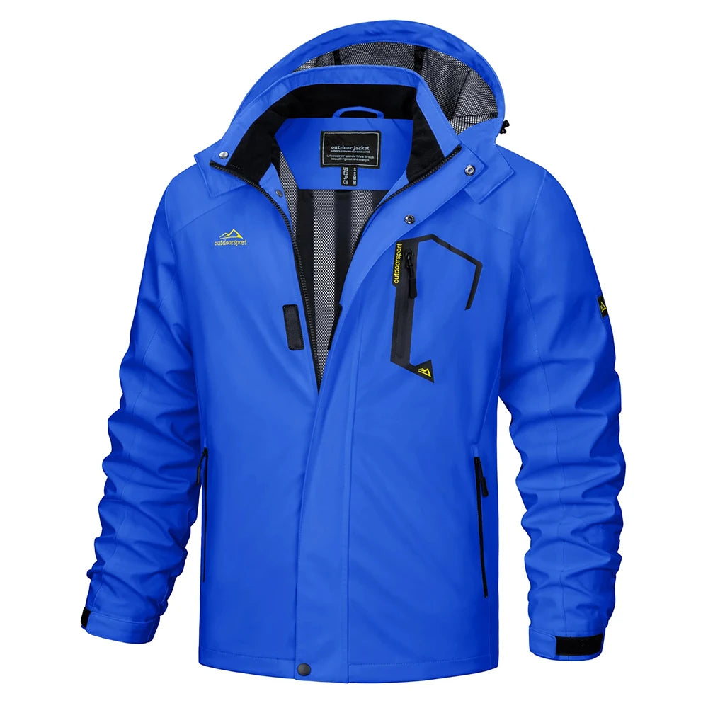 Cody | Men's Hooded Outdoor Jacket - Image 4