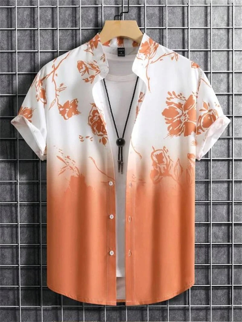 Collared Short-Sleeve Shirt
