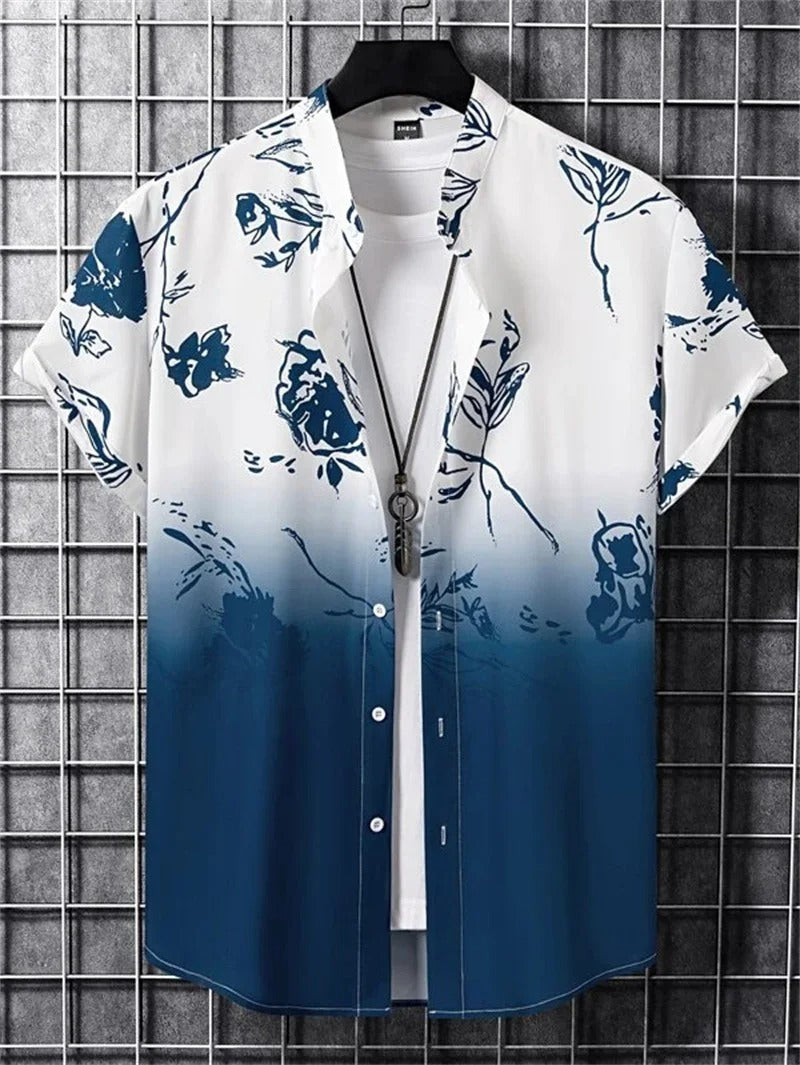 Collared Short-Sleeve Shirt