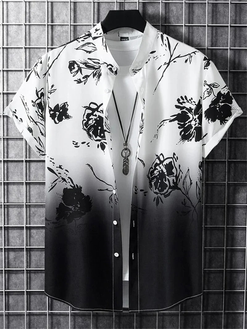Collared Short-Sleeve Shirt