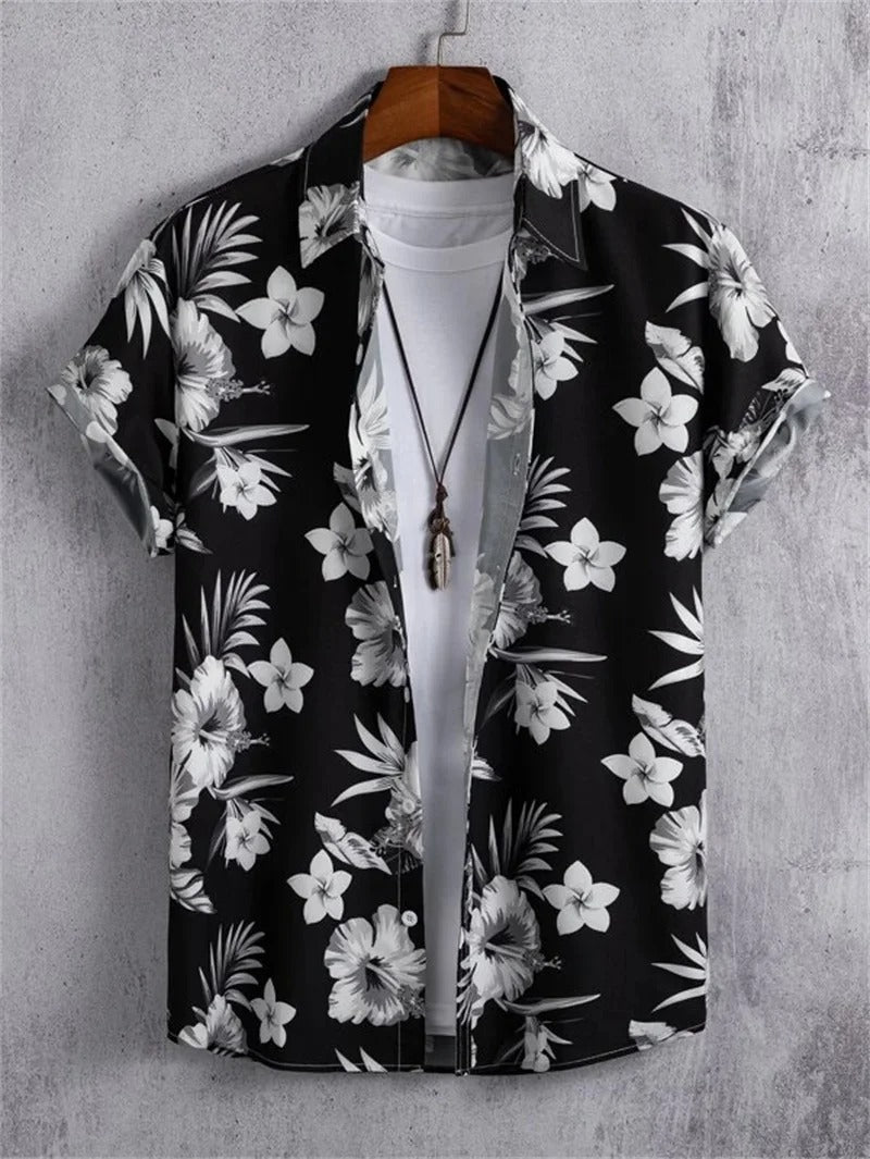 Collared Short-Sleeve Shirt