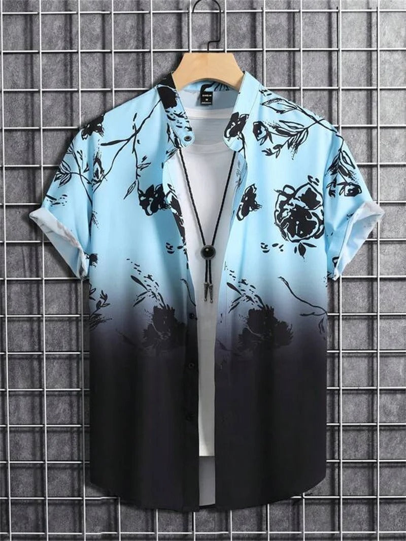 Collared Short-Sleeve Shirt
